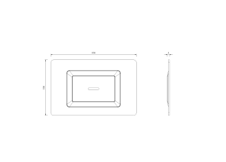 Мыльница для полки Boheme Space 10966-GM-SOAP оружейная сталь